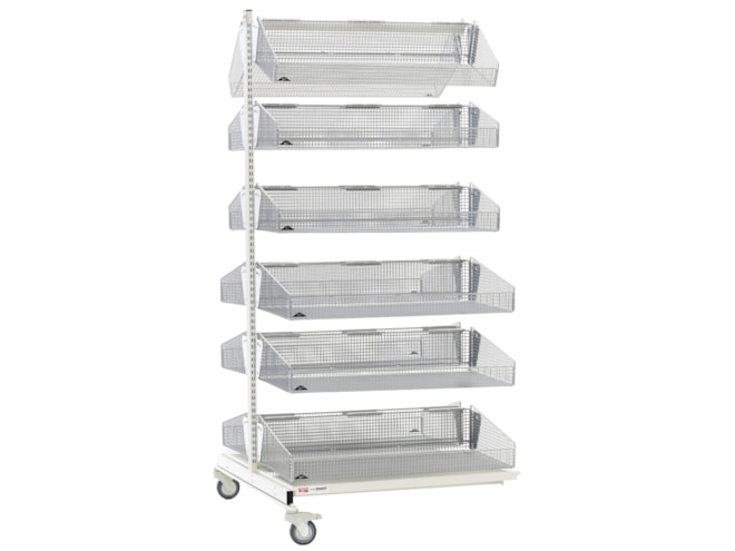 Metro qwikSIGHT Double-Sided Basket Shelving Add-On Unit