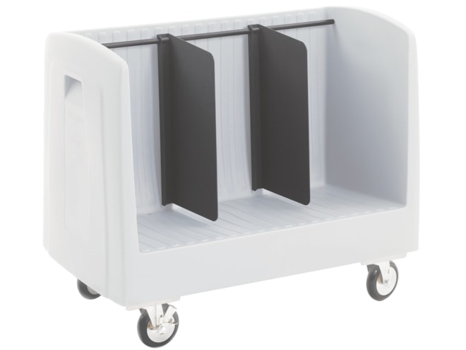 Metro Side-Load Polymer Dish and Tray Cart Divider Assembly