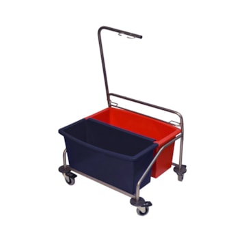 Berkshire Cleanroom Mop Cart with Buckets