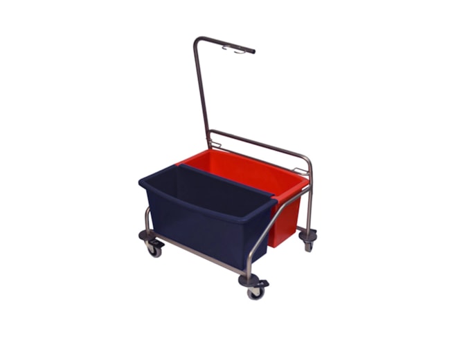 Berkshire Cleanroom Mop Cart with Buckets