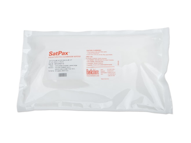 Berkshire SatPax MicroSeal-VP Wipes