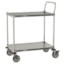 Metro All Stainless Steel Lab and Cleanroom Cart - 2 shelves
