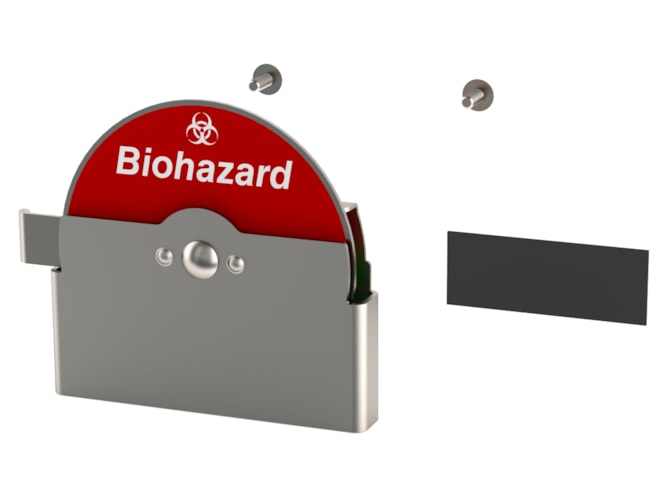 Metro CVBIO-RF CaseVue Biohazard Indicator Wheel Retrofit Kit