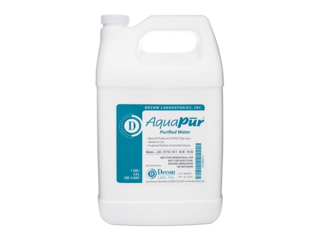 Decon Labs AquaPur Purified Water