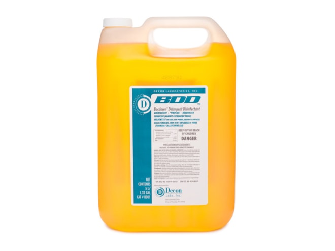 Decon Labs Bacdown Detergent Disinfectant