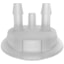 Foxx Life Sciences 53B VersaCap Adapter with 1/4in hose barbs and vent