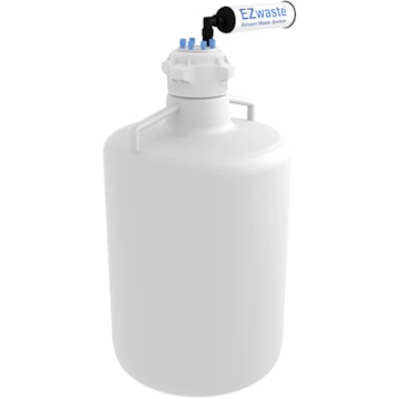 Foxx Life Sciences EZwaste 20L HDPE Round Carboy with 83B VersaCap