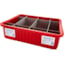 Foxx Life Sciences Vactrap Red Bin with Dividers XXL Version