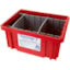 Foxx Life Sciences Vactrap Red Bin with Dividers