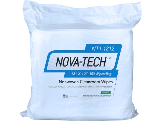 High-Tech Conversions NOVA-TECH Nonwoven Poly-Cellulose Dry Wipes