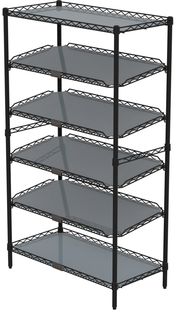 Metro QwikSLOT Slanted Shelving Unit | Shelving | BioPharm World