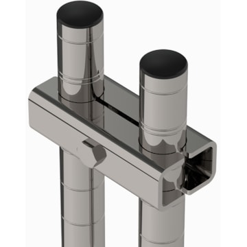 Metro Stainless Steel Post Clamp for Seismic Shelving