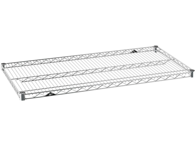 Metro Super Erecta Industrial Wire Shelf with Chrome Finish