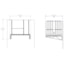 Metro Wire Overhead Storage Shelf with Dividers Dimensions