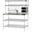 Metro Workstation with Overhead Super Erecta Hot Heated Shelves (30 x 48in)