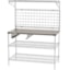 Metro Workstation with Wall Grid and Drawer Bracket (24 x 48in)