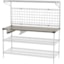Metro Workstation with Wall Grid and Drawer Bracket (24 x 60in)