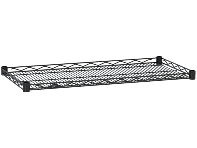 Metro Super Erecta Drop Mat Wire Display Shelf with Black Finish