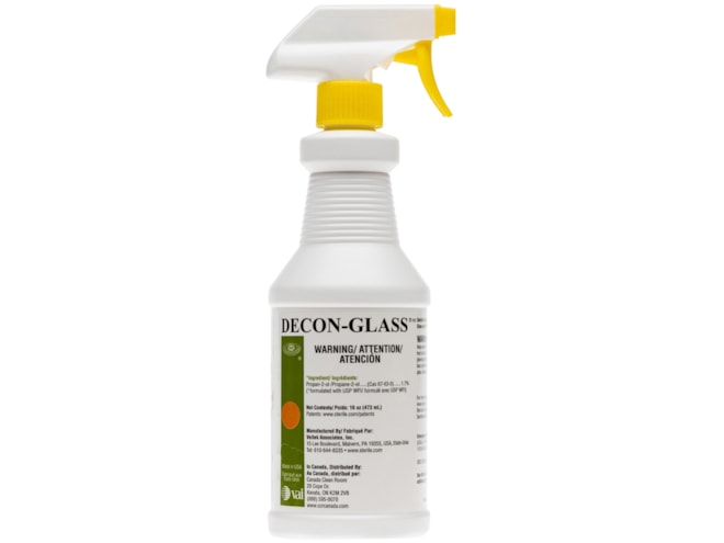 DECON-GLASS  Sterile Cleanroom Glass and Plexiglass Cleaner