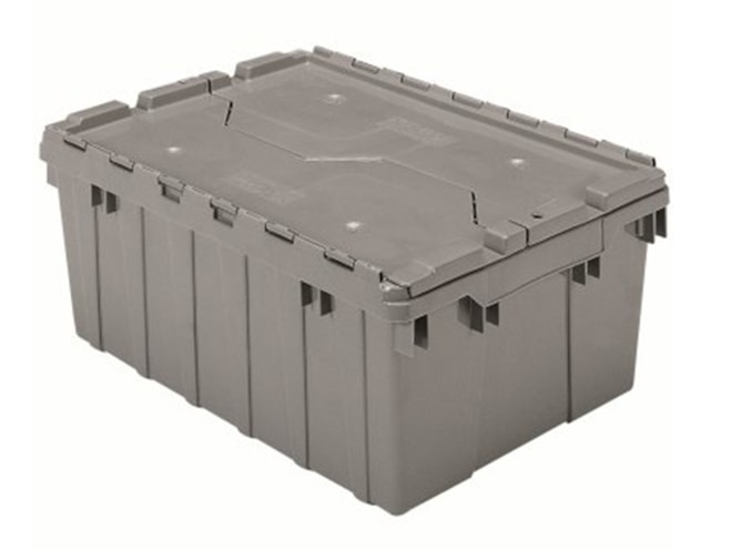 Akro-Mils Attached Lid Container