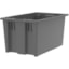 Akro-Mils Nest and Stack Tote with grey color