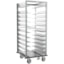 Metro Roll-In Refrigerator Adjustable Pan Rack with Continuous Bumper