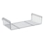 Metro SmartWall Light-Duty Shelf with Side Ledges - Chrome finish