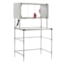 Metro Super Erecta Hot Workstation with Stainless Steel Heated Shelf - 36in length with enclosure