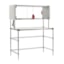 Metro Super Erecta Hot Workstation with Stainless Steel Heated Shelf - 48in length with enclosure