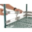 w Metro Super Erecta Pro 2in Stackable Shelf Ledge - in use