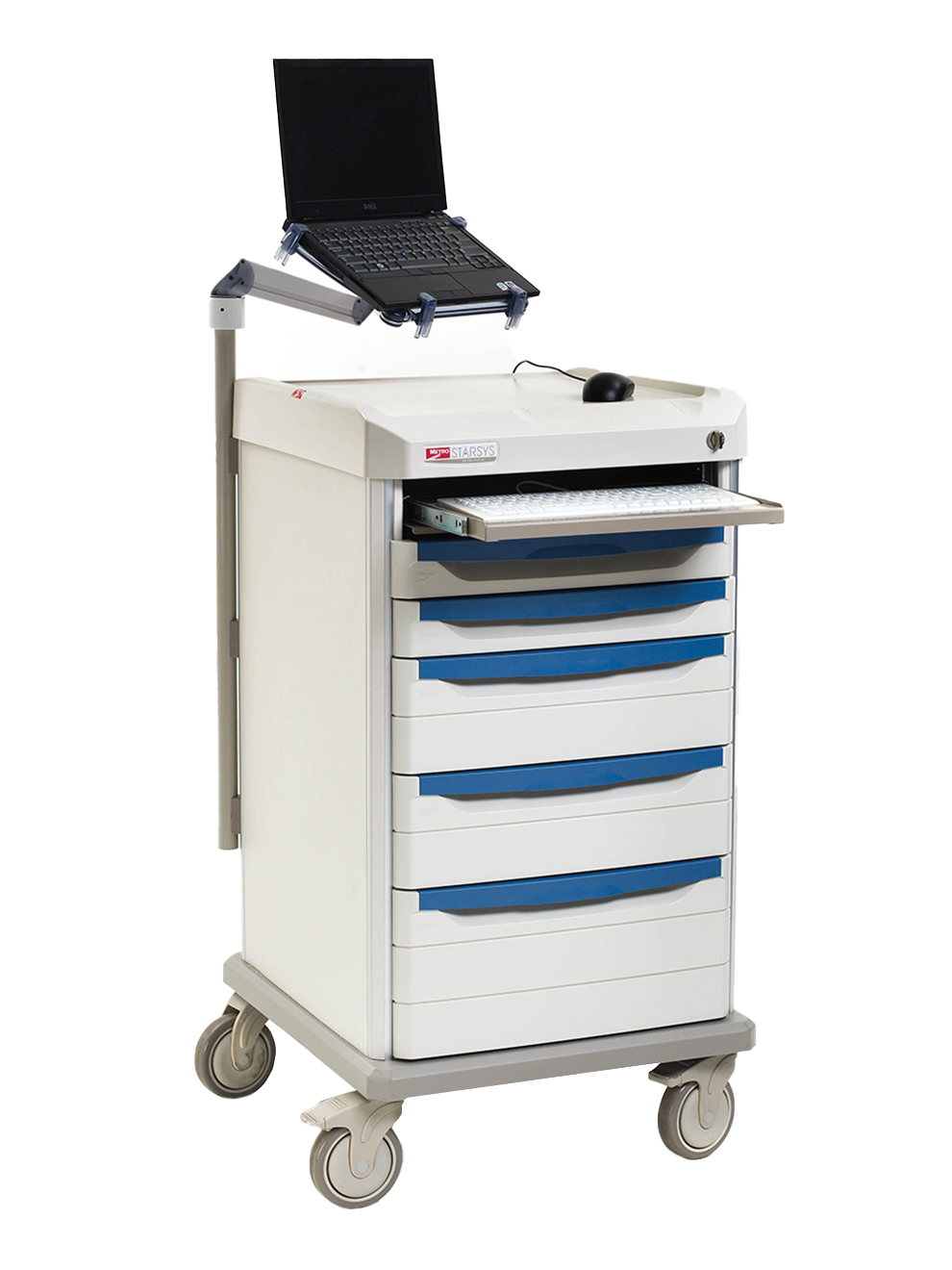 Metro SXRCOMPBED Starsys Computer Ready Bedside Cart | Carts and ...