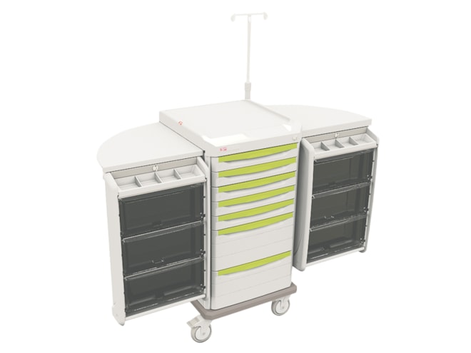 Metro SXRSIV Starsys IV Therapy Cart