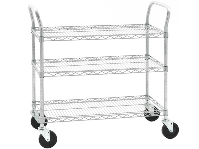 Olympic 3-Shelf Wire Utility Cart