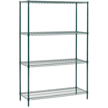 Olympic 4-Shelf Wire Shelving Convenience Pack