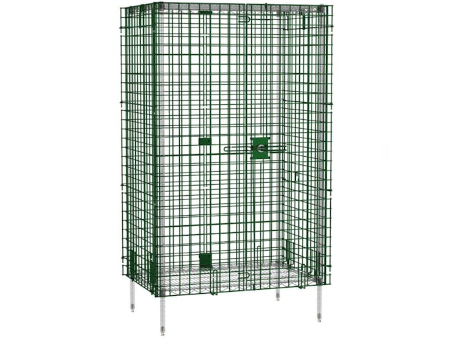 Olympic Green Epoxy Coated Security Cage Enclosure Kit