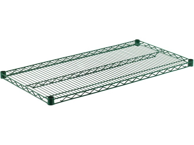 Olympic Green Epoxy Coated Wire Shelf