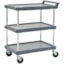 Olympic Polymer Utility Cart with 3 shelves
