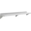 Olympic Stainless Steel Solid Wall Shelf, 12 x 72in