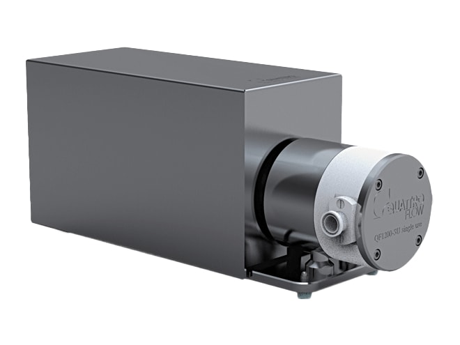 Quattroflow QF1200 Series 4-Piston Diaphragm Pump with Single-Use Chambers
