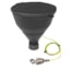 SCAT Lab Safety GL45 ARNOLD Safety Funnel with Ball Valve, PE-HD-EL material, and no lance