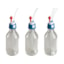 SCAT Lab Safety HPLC Supply Sets with clear round bottles (Each sold seperately)