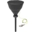 SCAT Lab Safety S55 ARNOLD Safety Funnel with Ball Valve and PE-HD-EL material