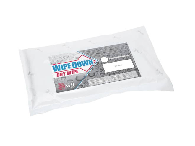 VAI WipeDown Laundered Polyester Dry Wipe